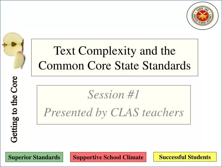 text complexity and the common core state standards