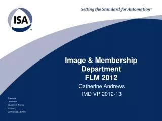 Image &amp; Membership Department FLM 2012