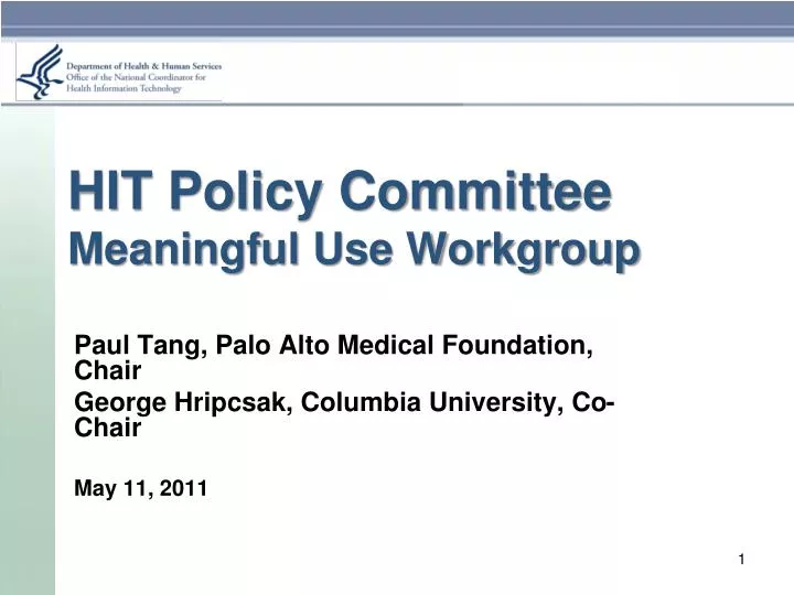hit policy committee meaningful use workgroup