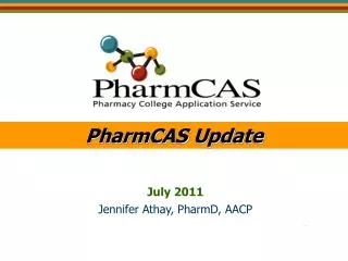 PharmCAS Update