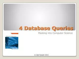 4 Database Queries