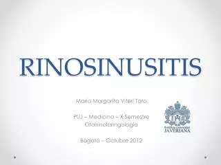 rinosinusitis