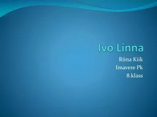 ivo linna