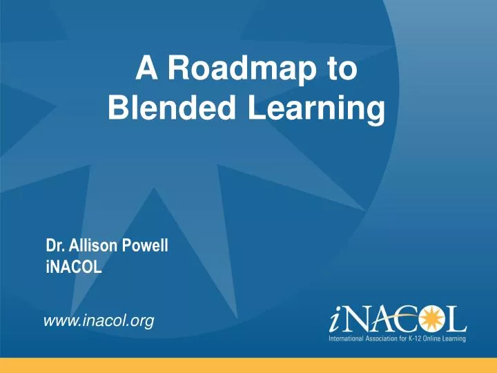 a roadmap to blended learning