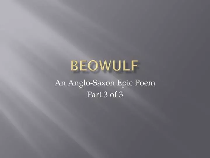 beowulf