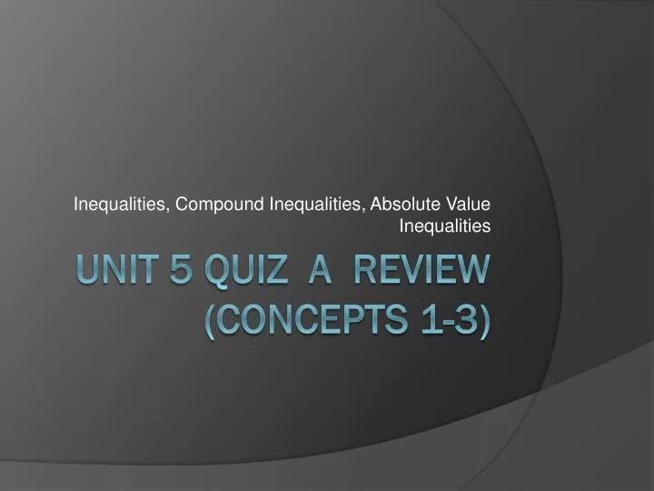 inequalities compound inequalities absolute value inequalities
