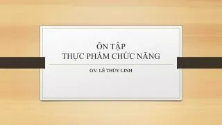 n t p th c ph m ch c n ng