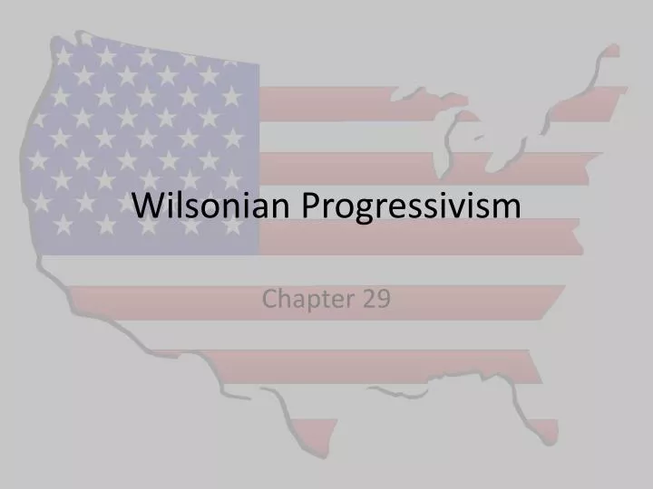 wilsonian progressivism