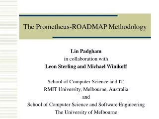 The Prometheus-ROADMAP Methodology