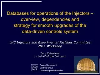 LHC Injectors and Experimental Facilities Committee 2011 Workshop
