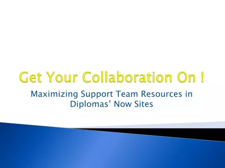 get your collaboration on