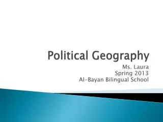 Political Geography