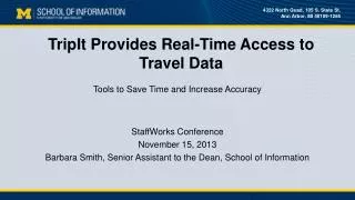 TripIt Provides Real-Time Access to Travel Data