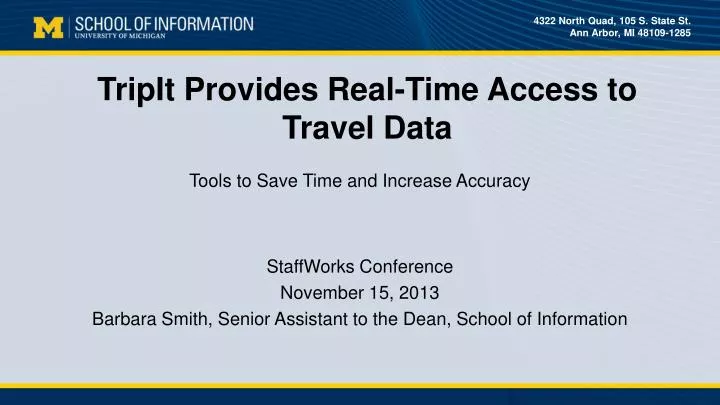 tripit provides real time access to travel data