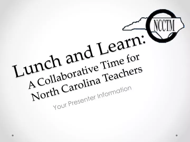 lunch and learn a collaborative time for north carolina teachers