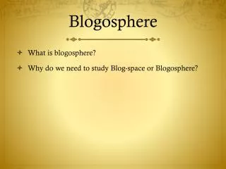 Blogosphere