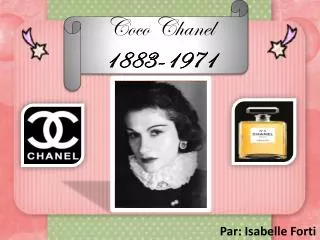 Coco Chanel 1883-1971