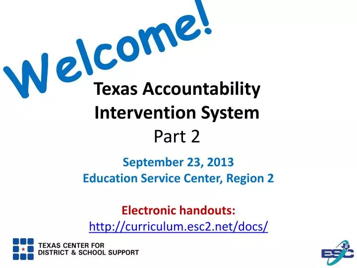 texas accountability intervention system part 2