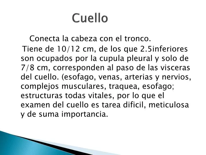 cuello