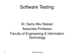 Software Testing