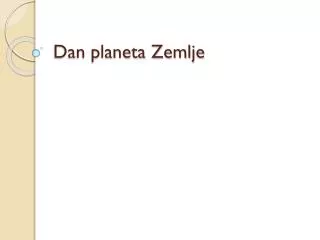 dan planeta zemlje