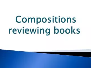 Compositions reviewing books
