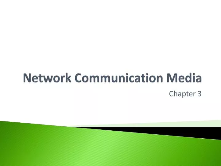 network communication media