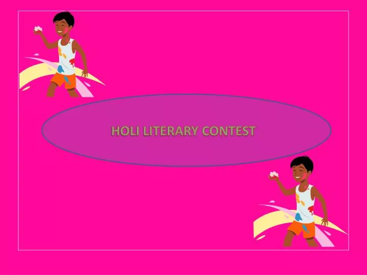holi literary contest