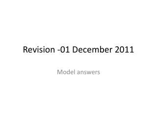 Revision -01 December 2011