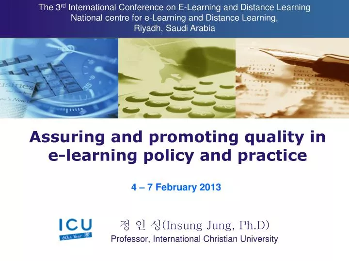assuring and promoting quality in e learning policy and practice