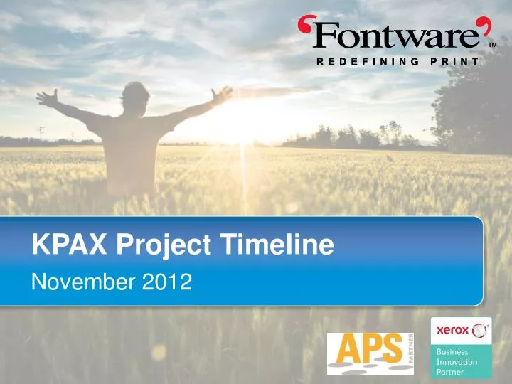 kpax project timeline