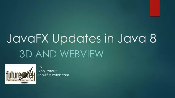 javafx updates in java 8