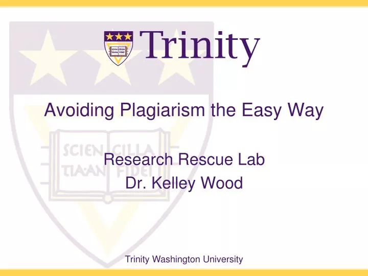 avoiding plagiarism the easy way