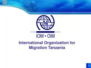 International Organization for Migration Tanzania
