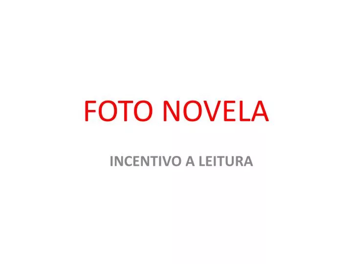 foto novela