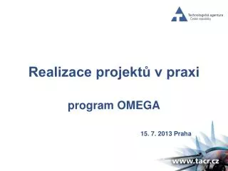 realizace projekt v praxi
