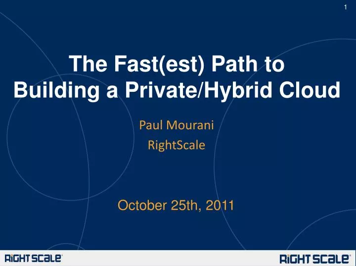 the fast est path to building a private hybrid cloud