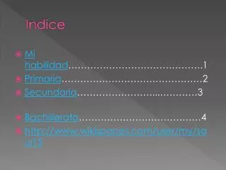 i ndice