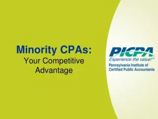 Minority CPAs: Your Competitive Advantage