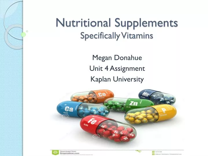 nutritional supplements specifically vitamins