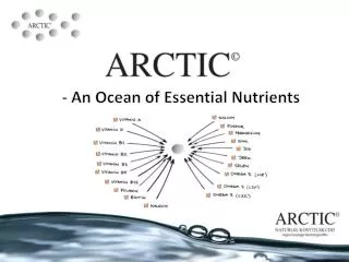 - An Ocean of Essential Nutrients