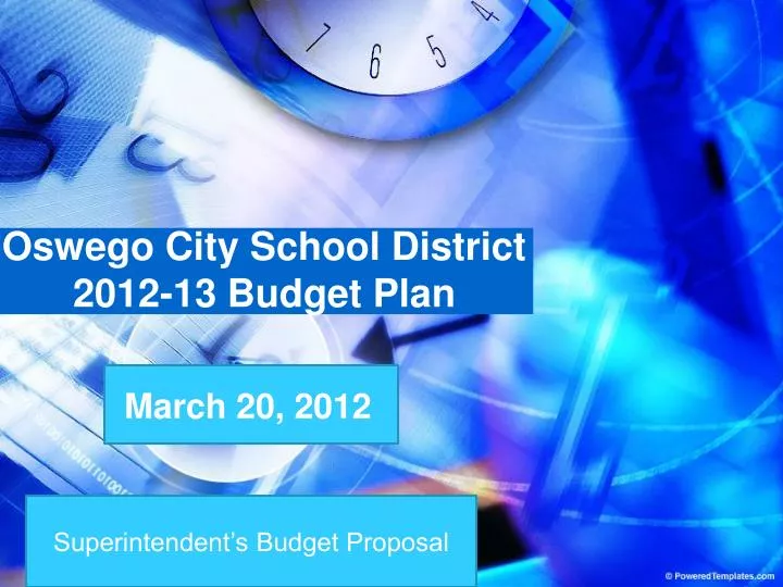 oswego city school district 2012 13 budget plan
