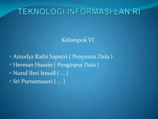 teknologi informasi lan ri