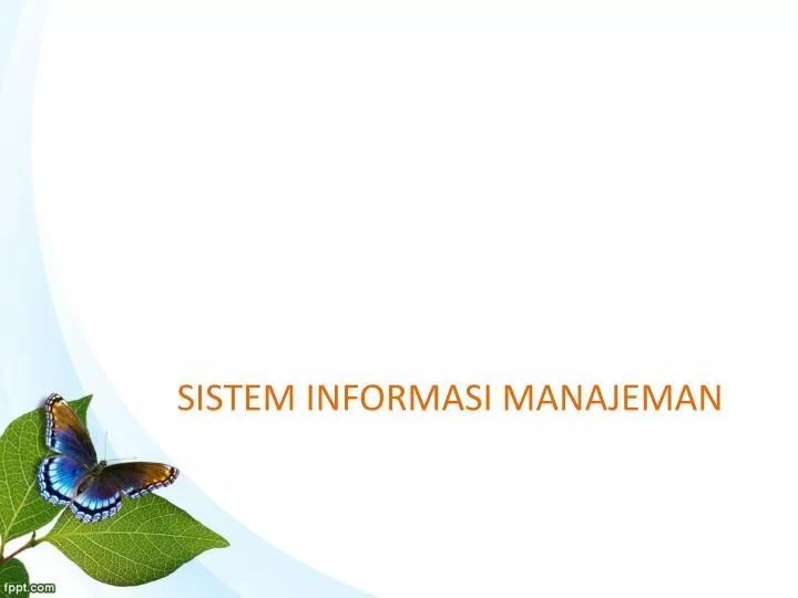 sistem informasi manajeman