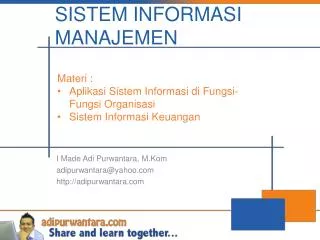 sistem informasi manajemen