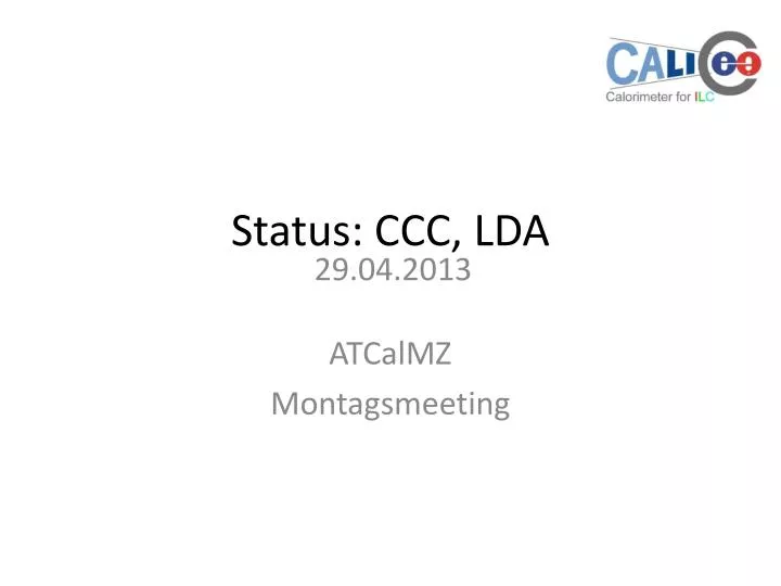 status ccc lda