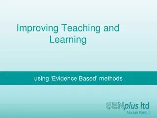 Improving Teaching and Learning