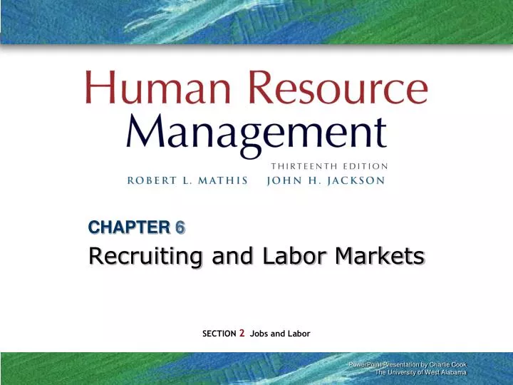 chapter 6 recruiting and labor markets