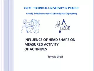 INFLUENCE OF HEAD SHAPE ON MEASURED ACTIVITY OF ACTINIDES
