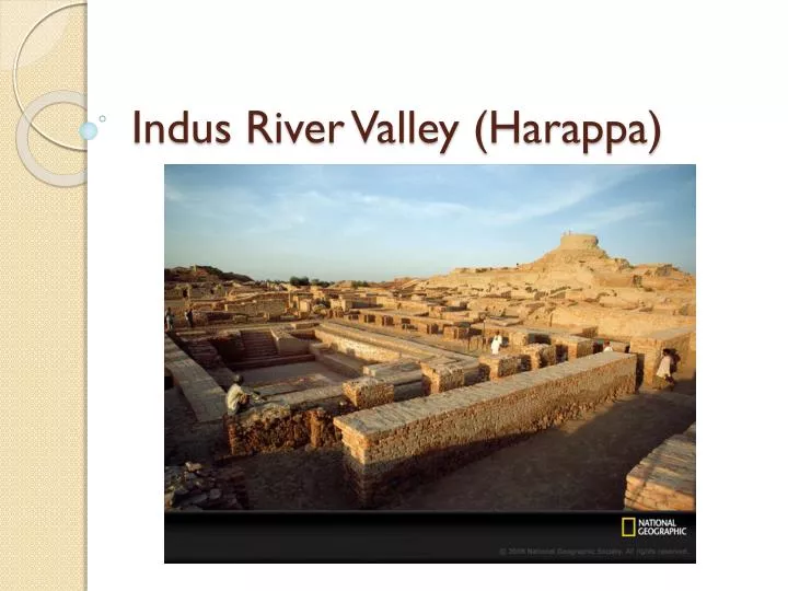 indus river valley harappa